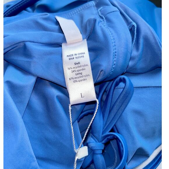 Andie Swim The Lagos One Piece Halter Swimsuit Blue NWT - Picture 6 of 8